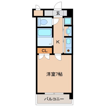 中津駅 徒歩3分 3階の物件間取画像